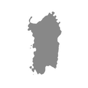mapa sardinie